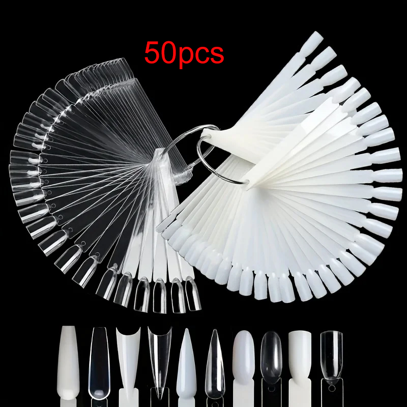 Contour Palette Stick - 50 sztuk próbek paznokci z pierścieniami,