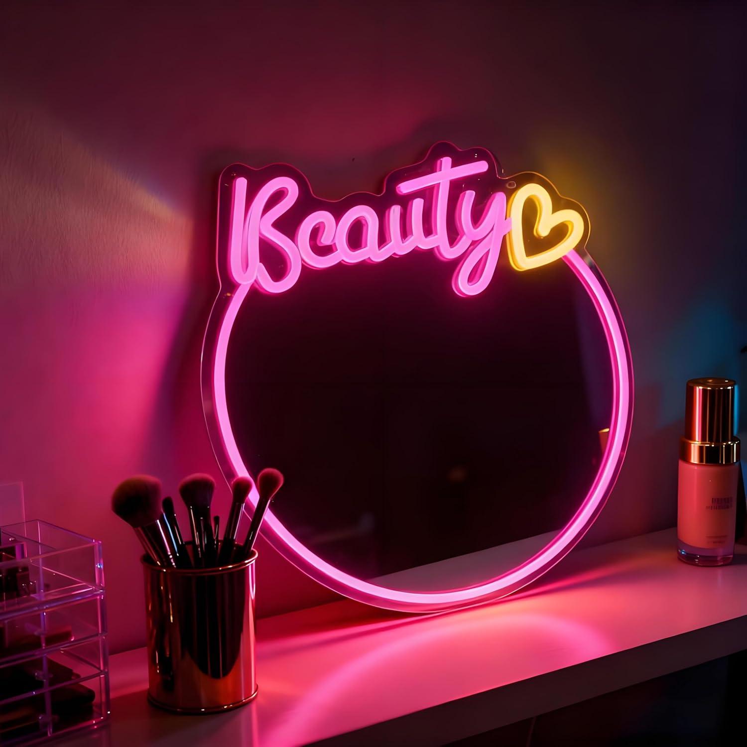 Neonowa tabliczka z motywem lu – Beauty No Makeup recenzja i cena
